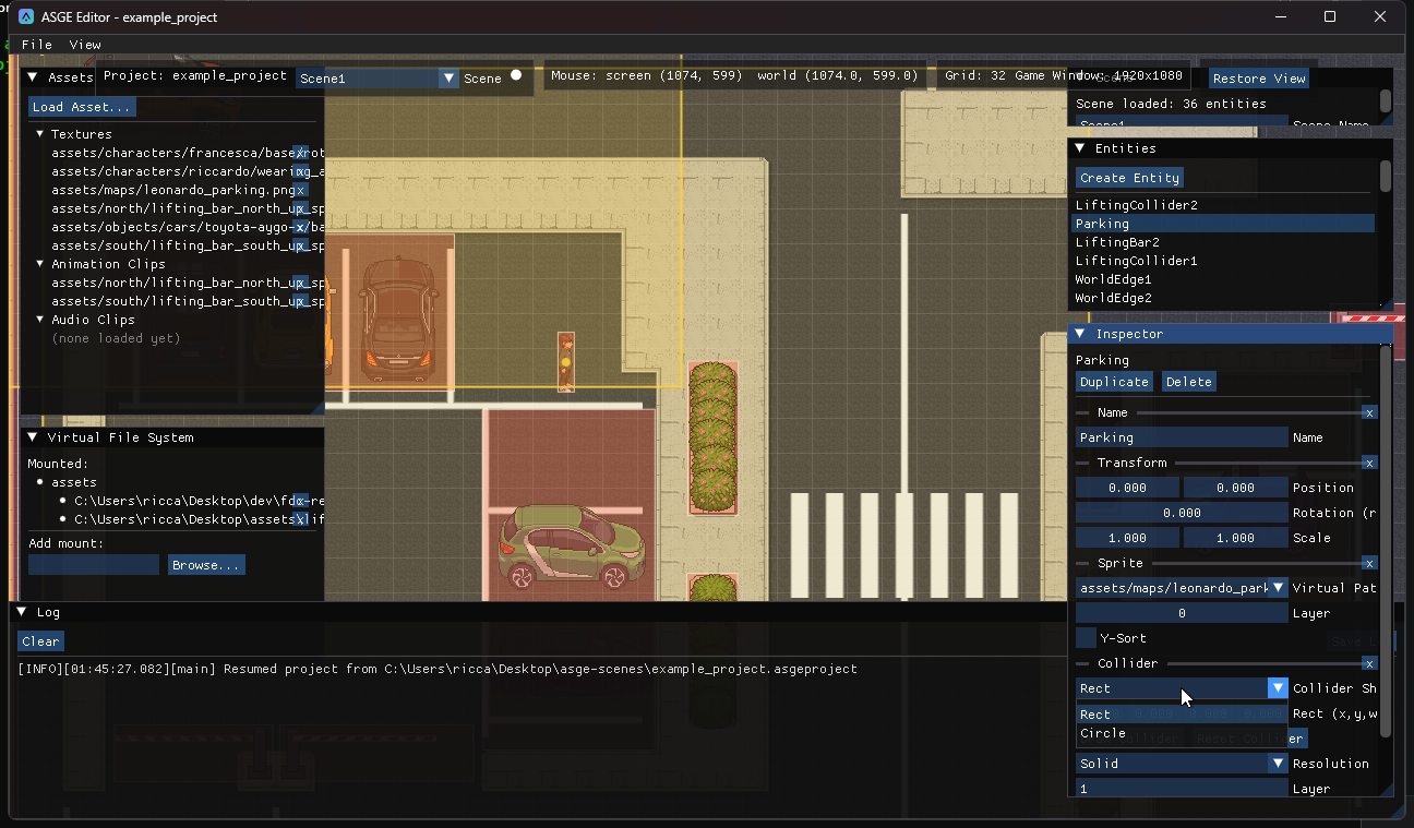 The Collider Shape dropdown