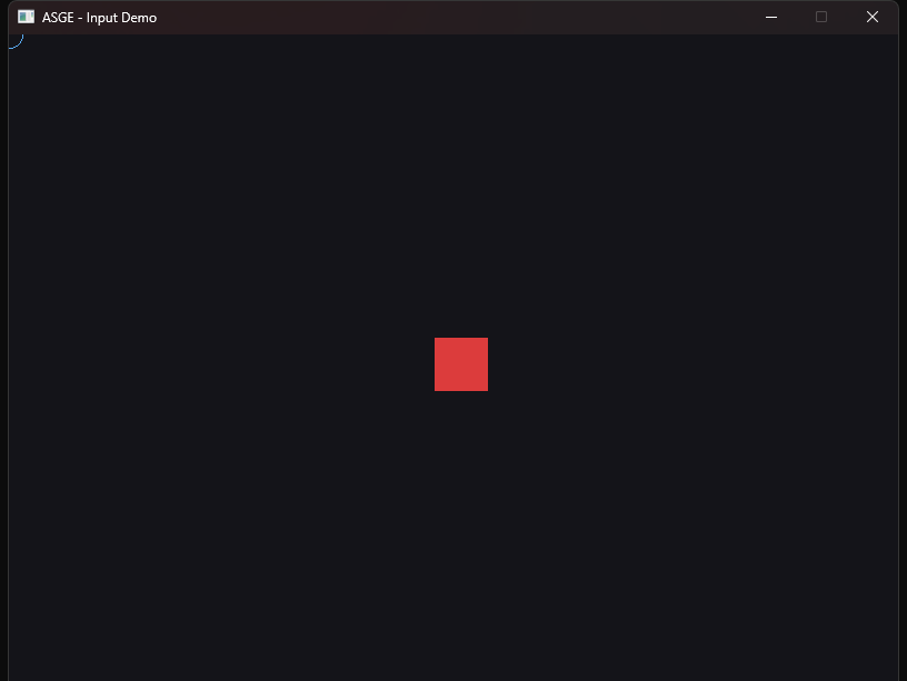 Input System screenshot