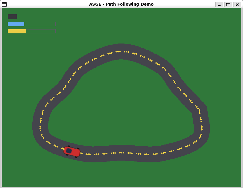 Path Following screenshot