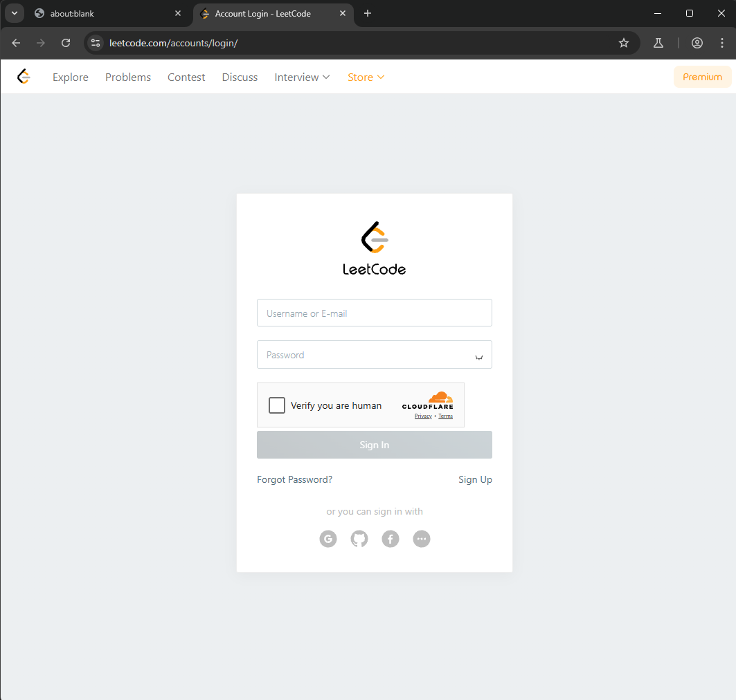Login Browser Command