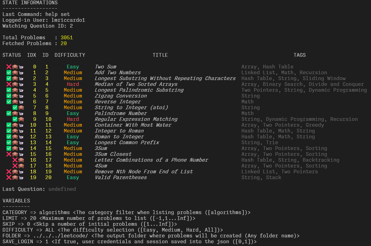 Show Command Output